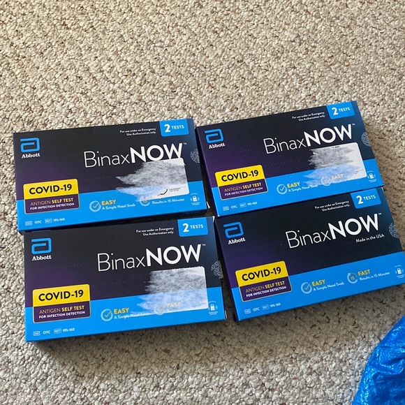 binax Other Binax Now Covid 9 Antigen Self Test 4 Boxes Total Brand